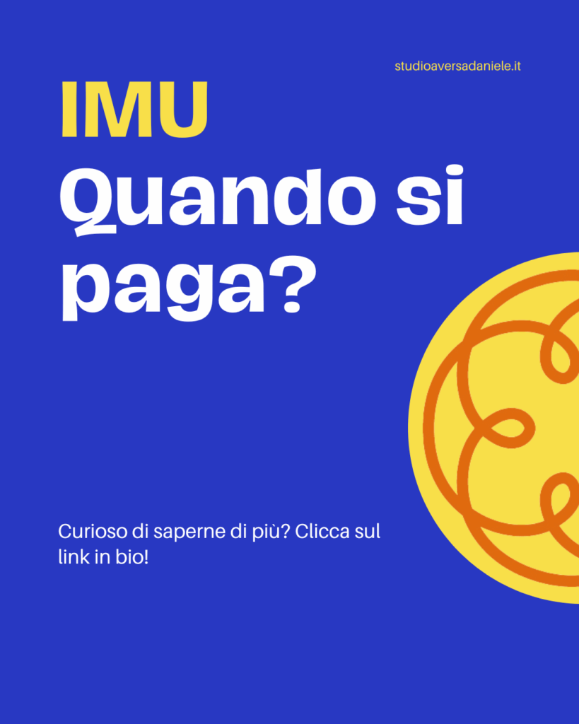 Quando pagare l’IMU?