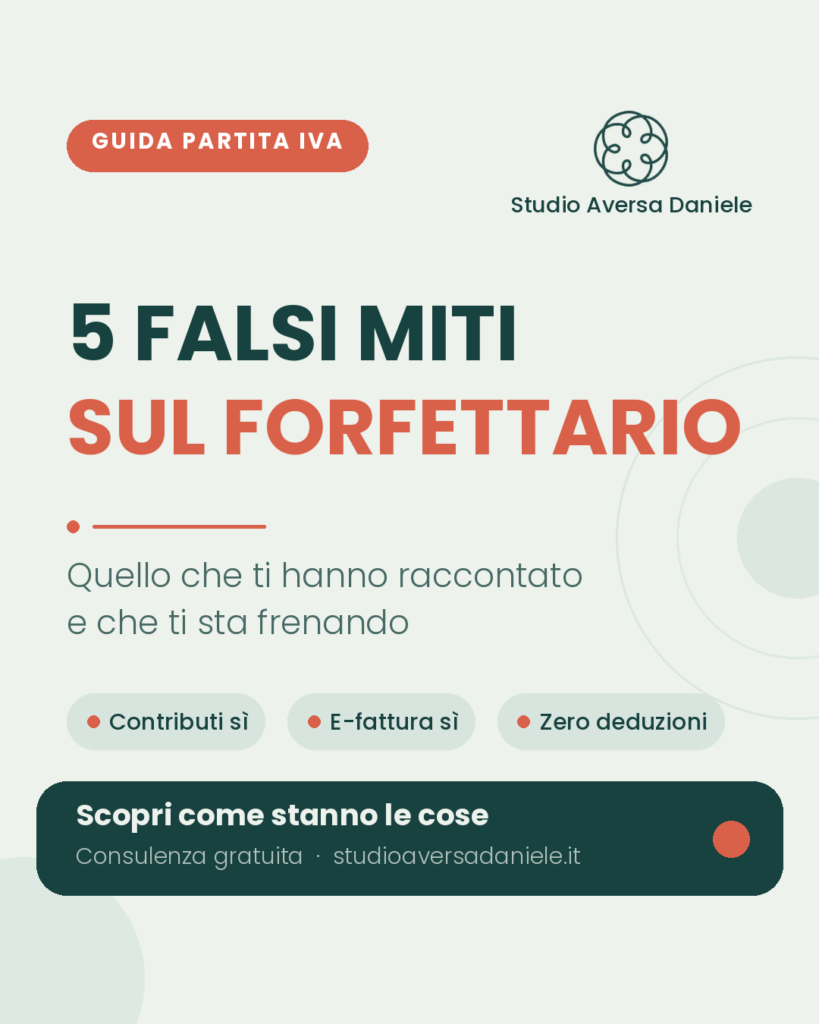 5 falsi miti sul regime forfettario che ti frenano dall'aprire la Partita IVA