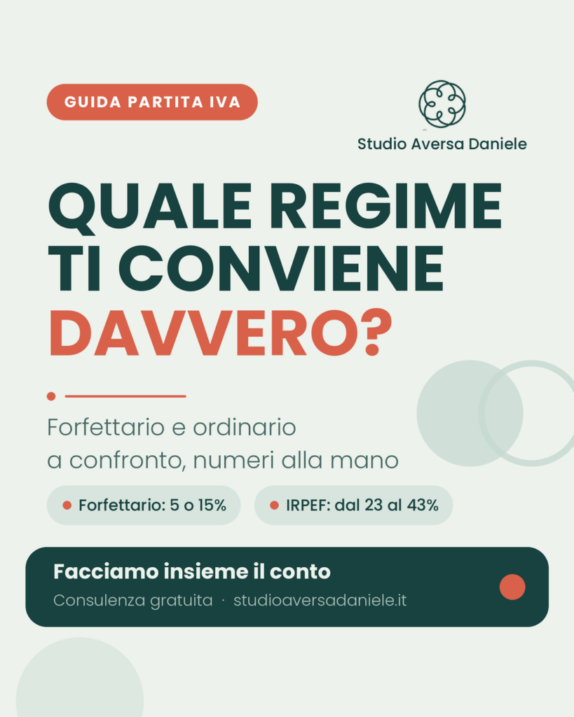 Quanto conviene davvero il forfettario rispetto al regime ordinario?
